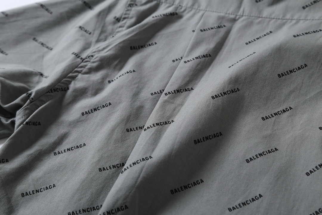BALENCIAGA バレンシアガ シャツ 綿100% 通勤 グレー - 画像 7