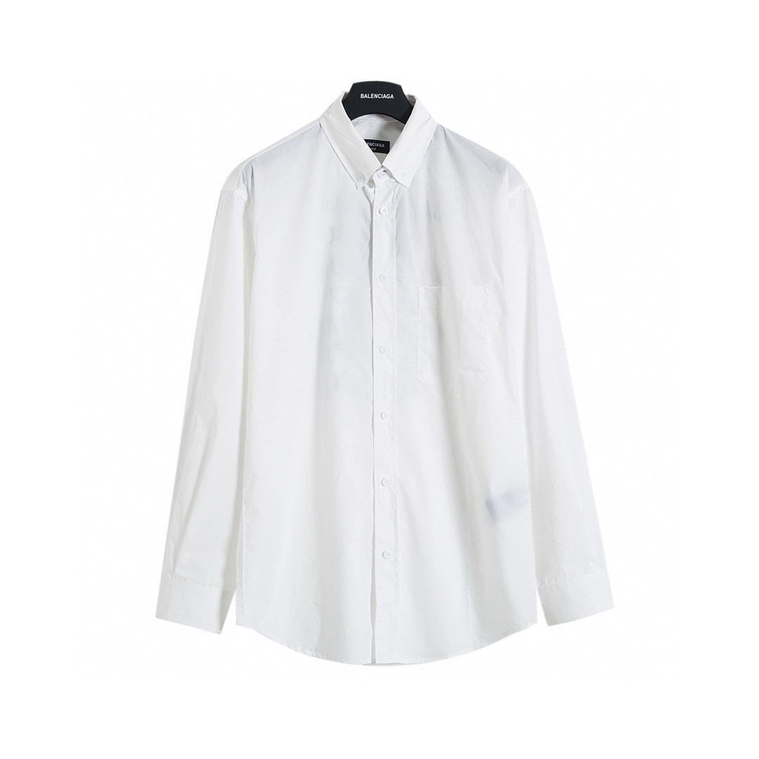 BALENCIAGA バレンシアガ ポロシャツ 七国言語印花 通勤 白色