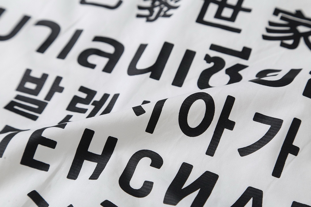 BALENCIAGA バレンシアガ ポロシャツ 七国言語印花 通勤 白色 - 画像 5