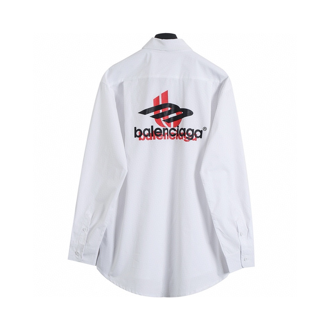 BALENCIAGA バレンシアガ ボタンダウンシャツ 通勤 全2色 - 画像 2