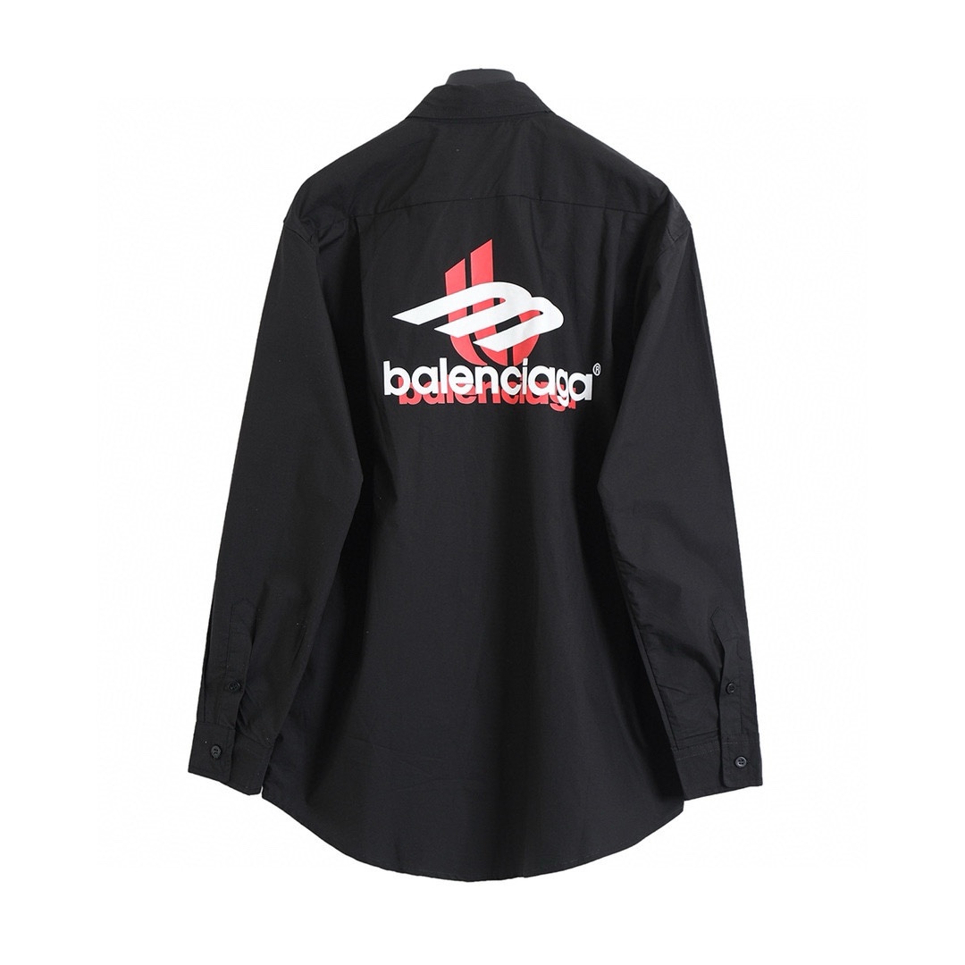 BALENCIAGA バレンシアガ ボタンダウンシャツ 通勤 全2色 - 画像 4