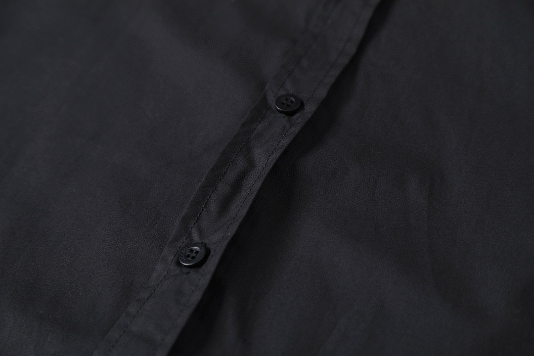 BALENCIAGA バレンシアガ ボタンダウンシャツ 通勤 黒 - 画像 7