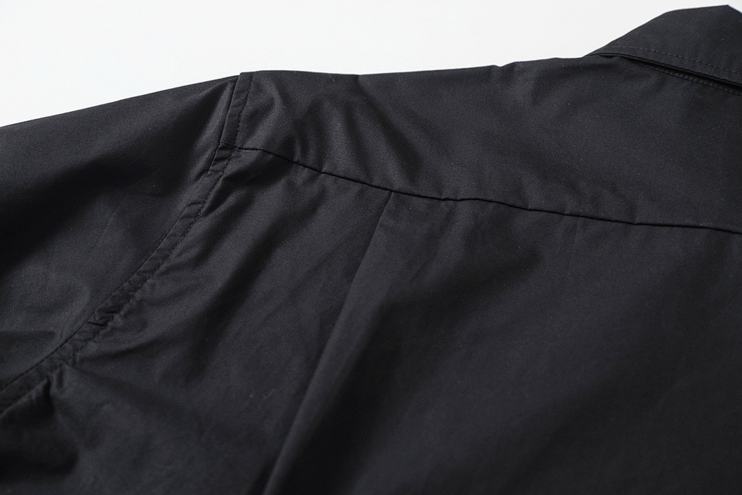 BALENCIAGA バレンシアガ ロングシャツ フラットシャツ ブラック - 画像 6