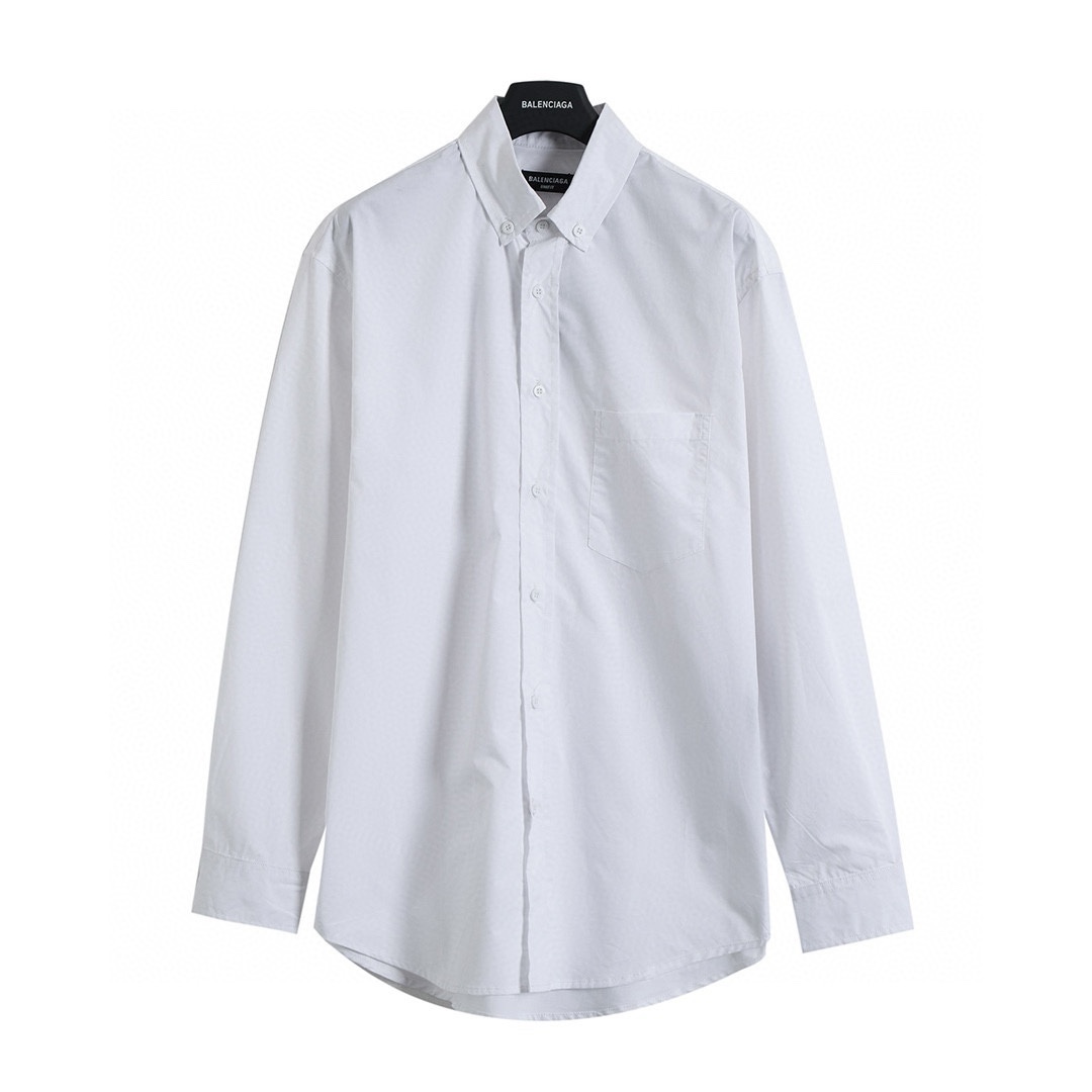 BALENCIAGA バレンシアガ ロゴプリントシャツ 黒/白 全2色