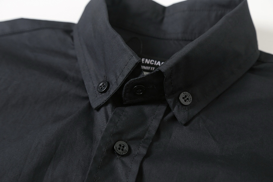 BALENCIAGA バレンシアガ ロゴプリントシャツ 黒/白 全2色 - 画像 5