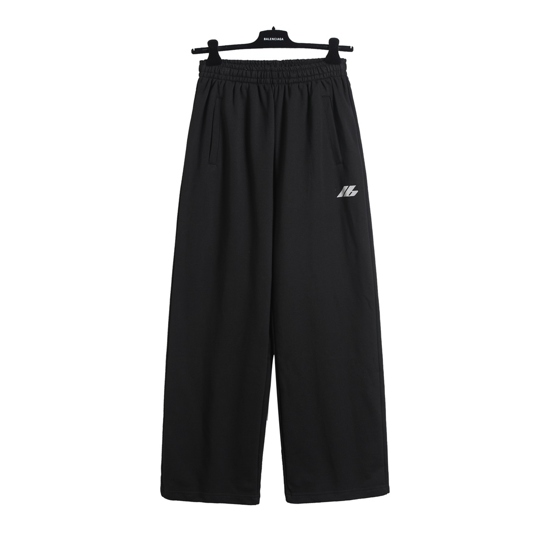 BALENCIAGA バレンシアガ レディース メンズ 通勤 ワイドパンツ ブラック