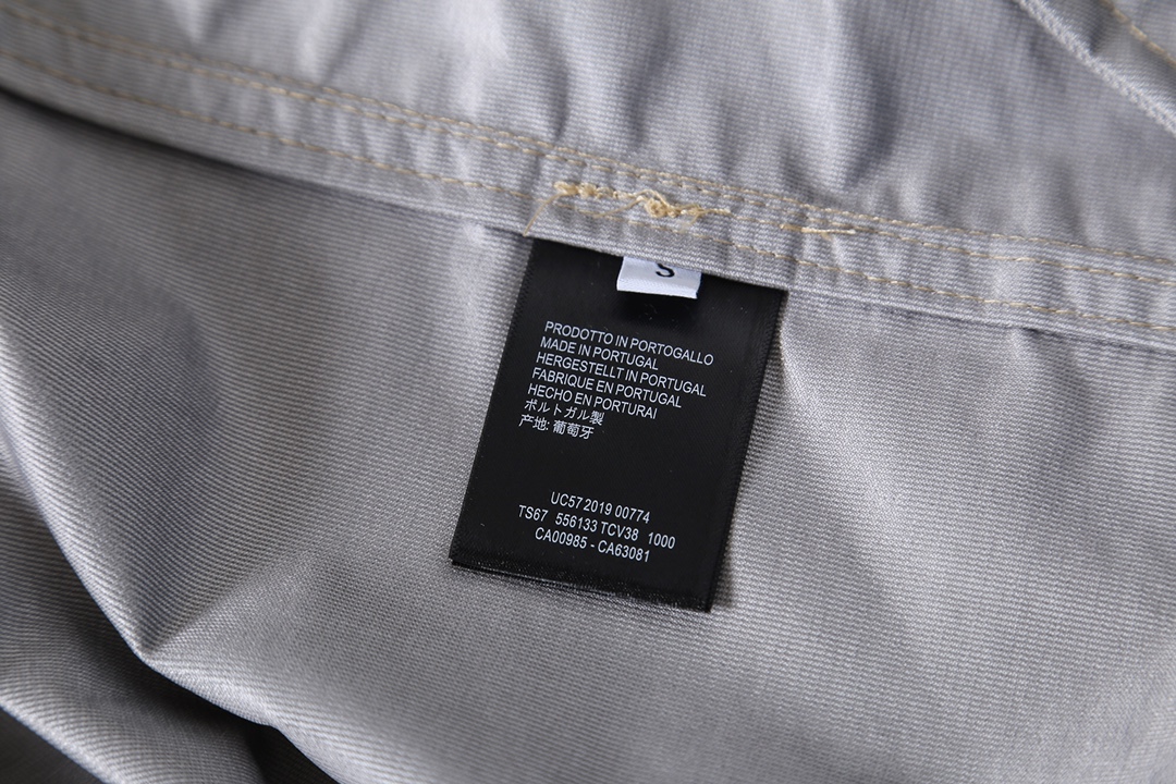 BALENCIAGA バレンシアガ 59后背Logo字母防水冲锋衣 ブラック/カーキ - 画像 7