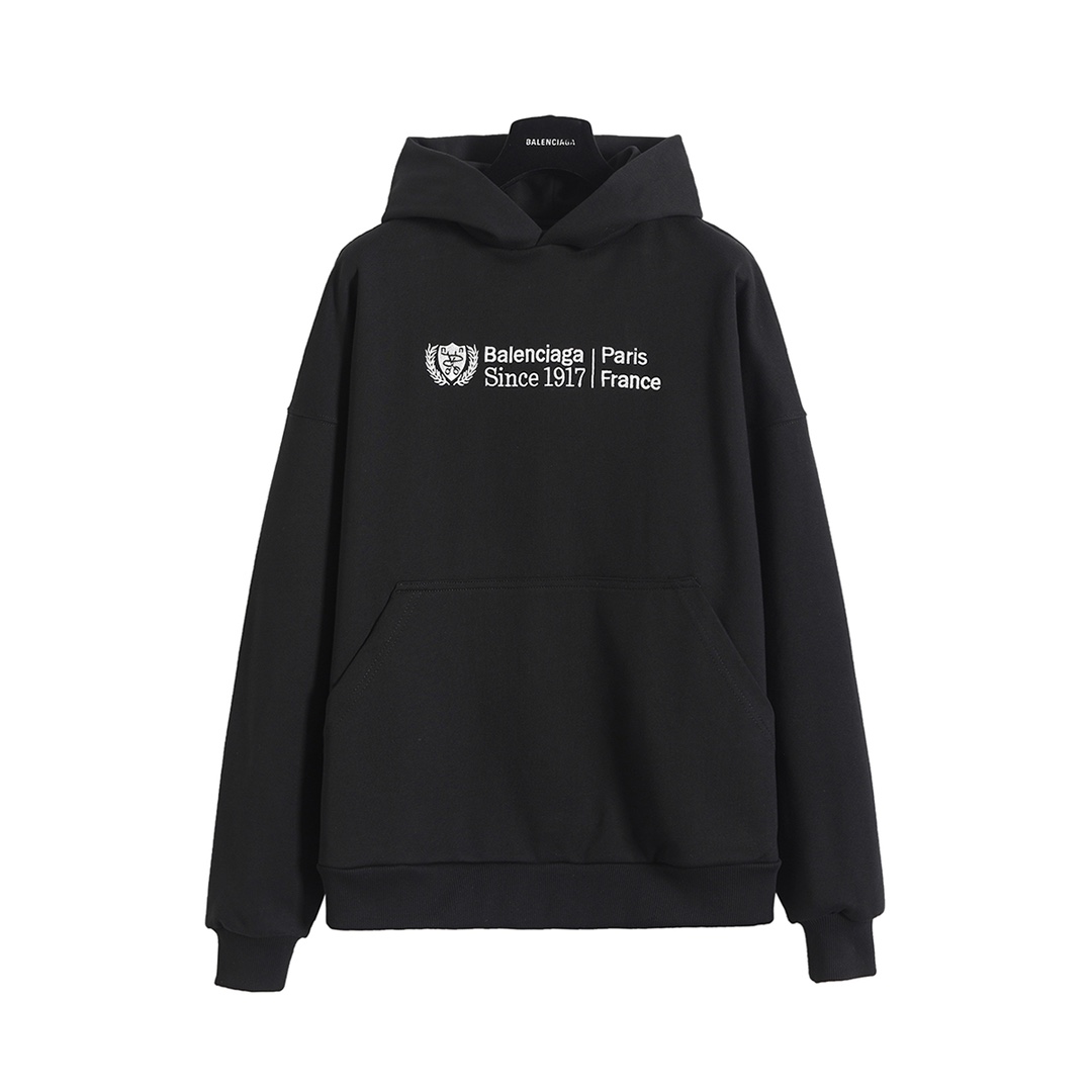 BALENCIAGA バレンシアガ フード付きスウェットシャツ ブラック