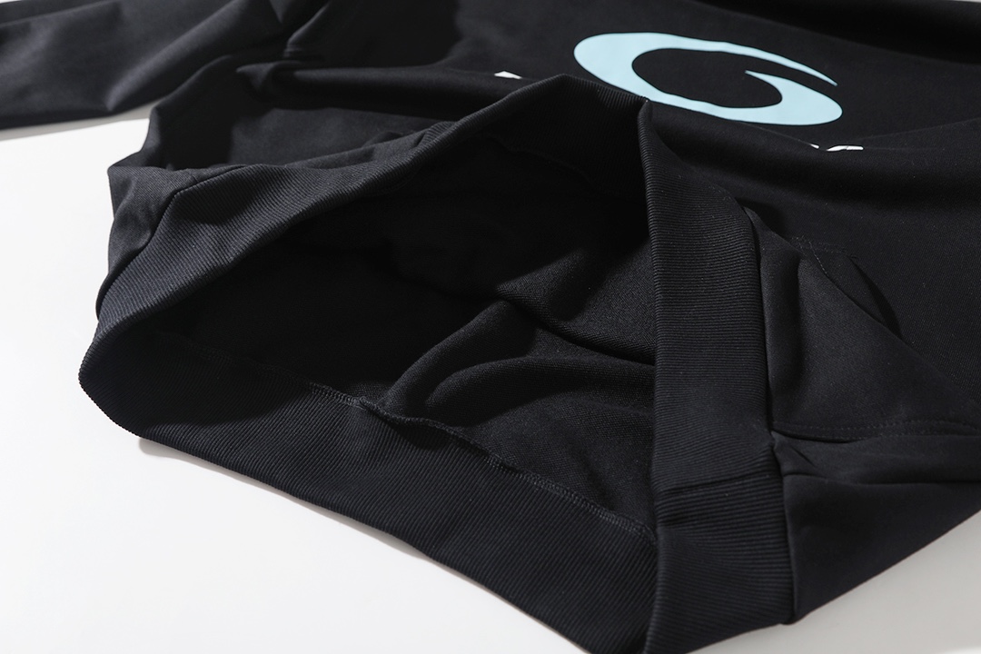 BALENCIAGA バレンシアガ 半環図騰印花フーディー ブラック - 画像 6