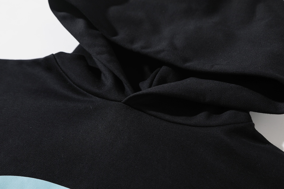 BALENCIAGA バレンシアガ 半環図騰印花フーディー ブラック - 画像 7