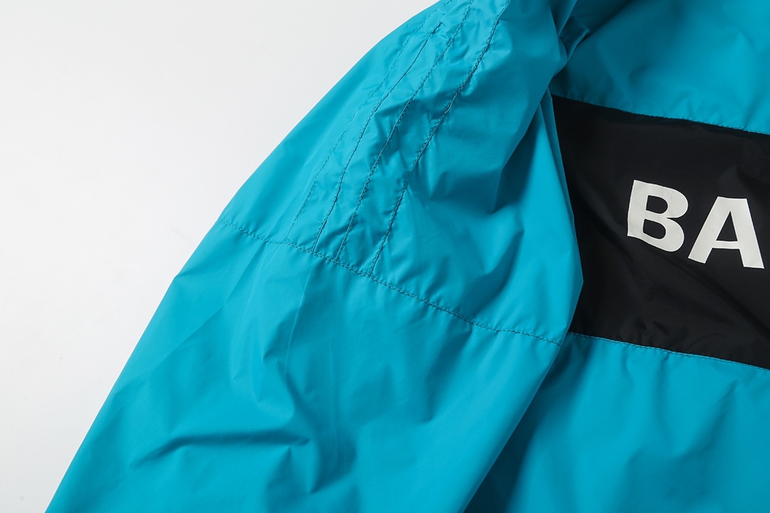 BALENCIAGA バレンシアガ フルジップジャケット 軽量 撥水 ブラック ブルー 全2色 - 画像 5