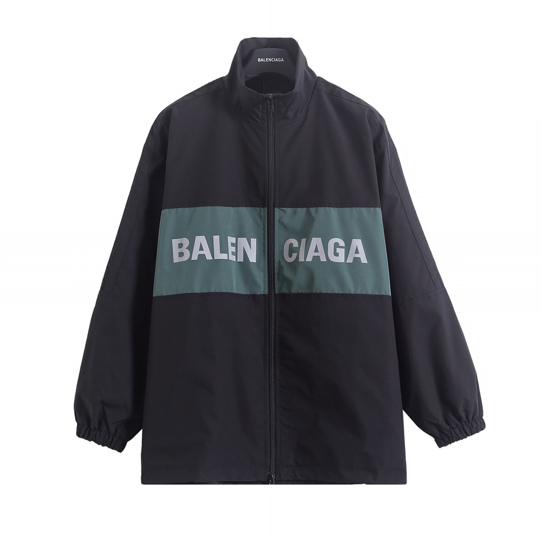 BALENCIAGA バレンシアガ フルジップジャケット 撥水 ブラック