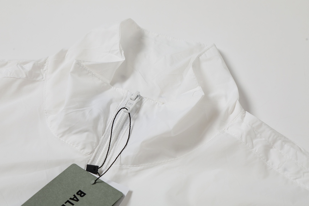 BALENCIAGA バレンシアガ ロゴパネルジャケット ブラック ホワイト 全2色 - 画像 5