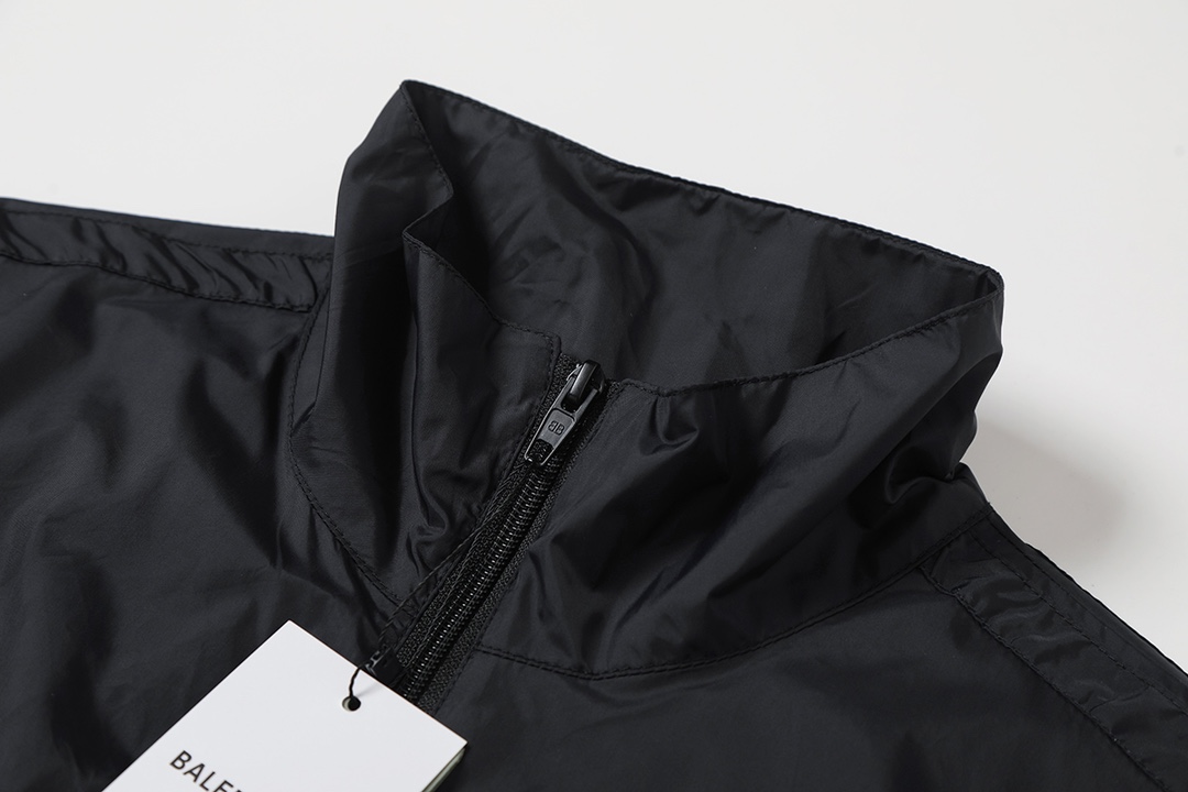 BALENCIAGA バレンシアガ フルジップジャケット 本革 ブラック - 画像 5