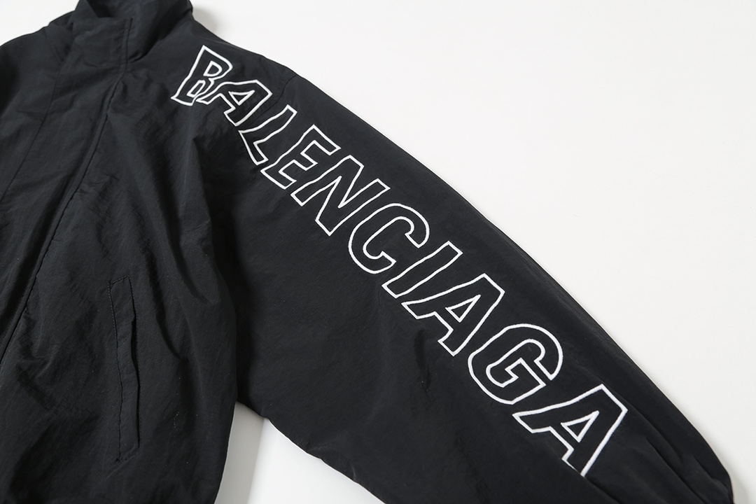 BALENCIAGA バレンシアガ フライトジャケット ブラック - 画像 4