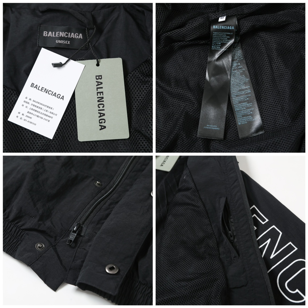 BALENCIAGA バレンシアガ フライトジャケット ブラック - 画像 8