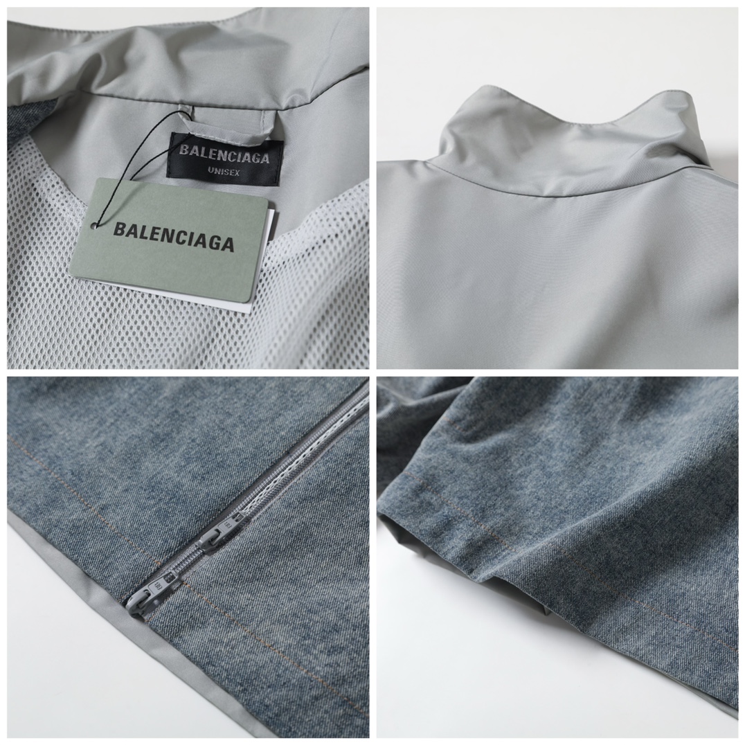 BALENCIAGA バレンシアガ フルジップジャケット 本革 軽量 全3色 - 画像 8