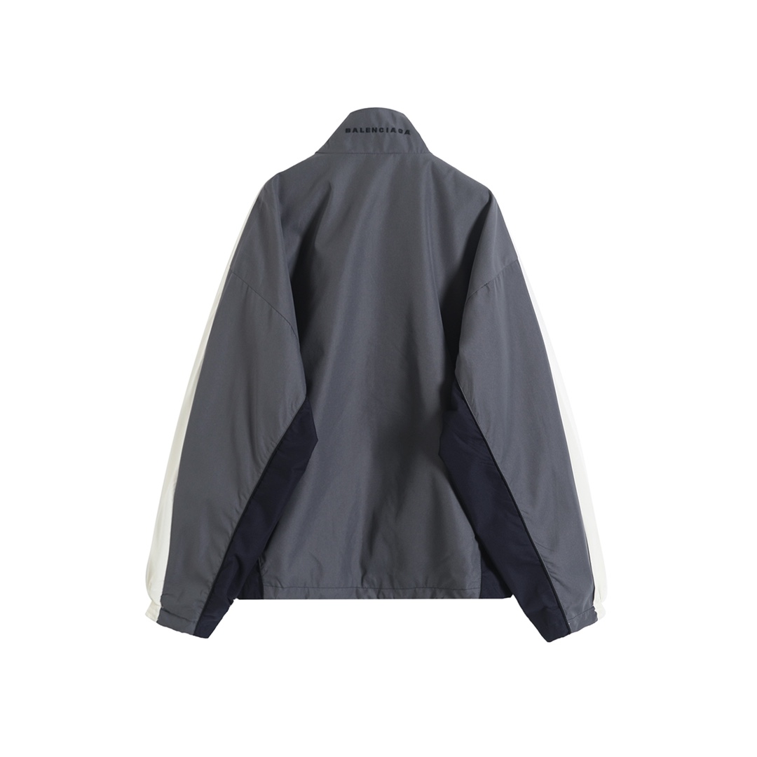 BALENCIAGA バレンシアガ レディース フルジップジャケット 350g/m² ファッション ブラック/ホワイト - 画像 2