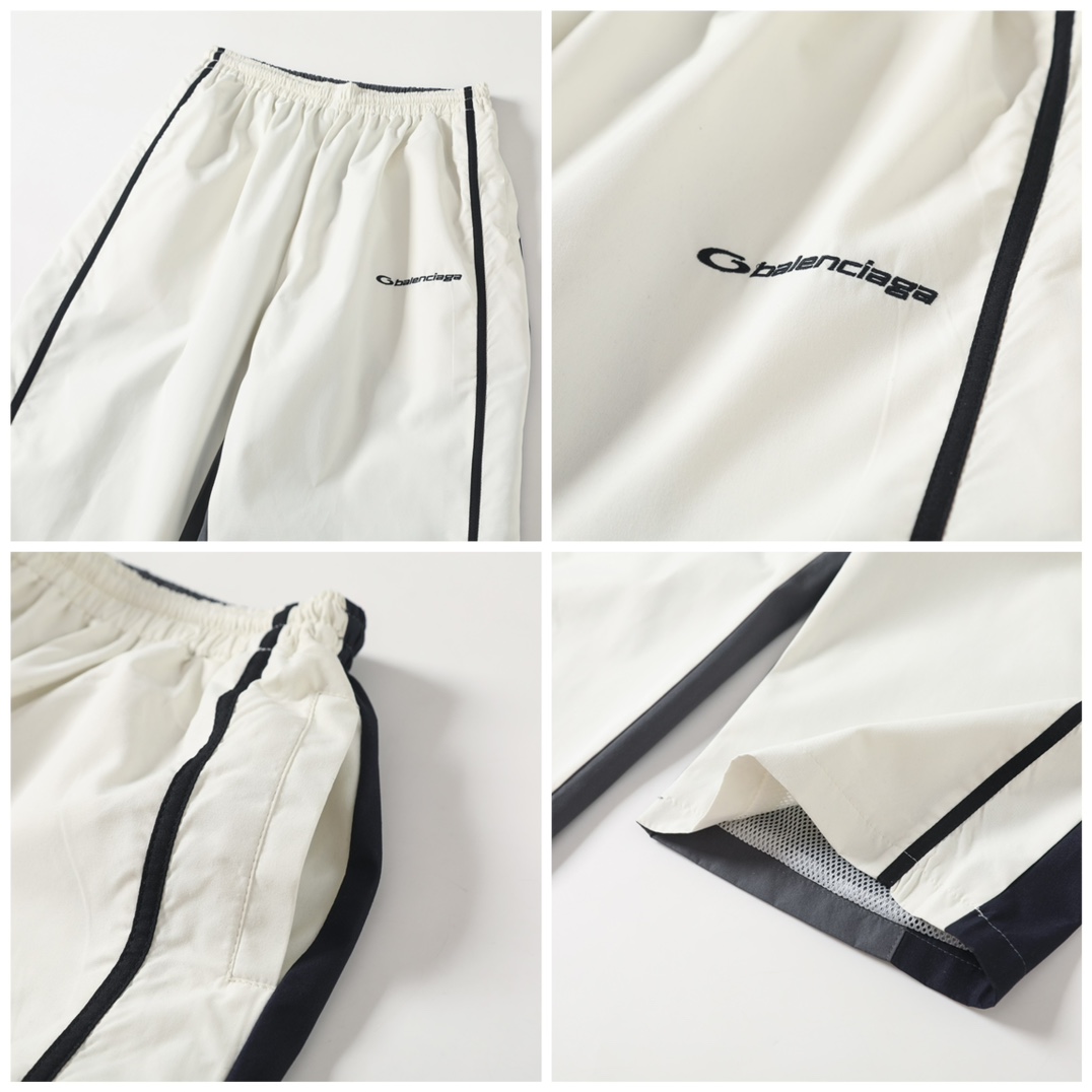 BALENCIAGA バレンシアガ レディース フルジップジャケット 350g/m² ファッション ブラック/ホワイト - 画像 8