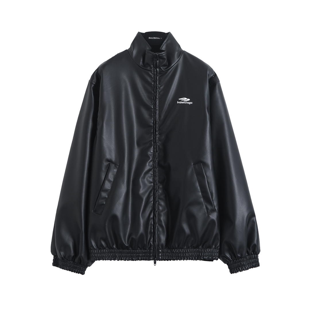 BALENCIAGA バレンシアガ レザージャケット 本革 通勤 通学 ブラック