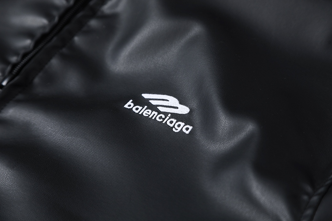 BALENCIAGA バレンシアガ レザージャケット 本革 通勤 通学 ブラック - 画像 4