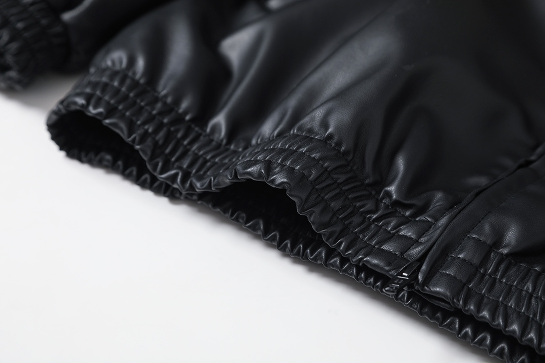 BALENCIAGA バレンシアガ レザージャケット 本革 通勤 通学 ブラック - 画像 5