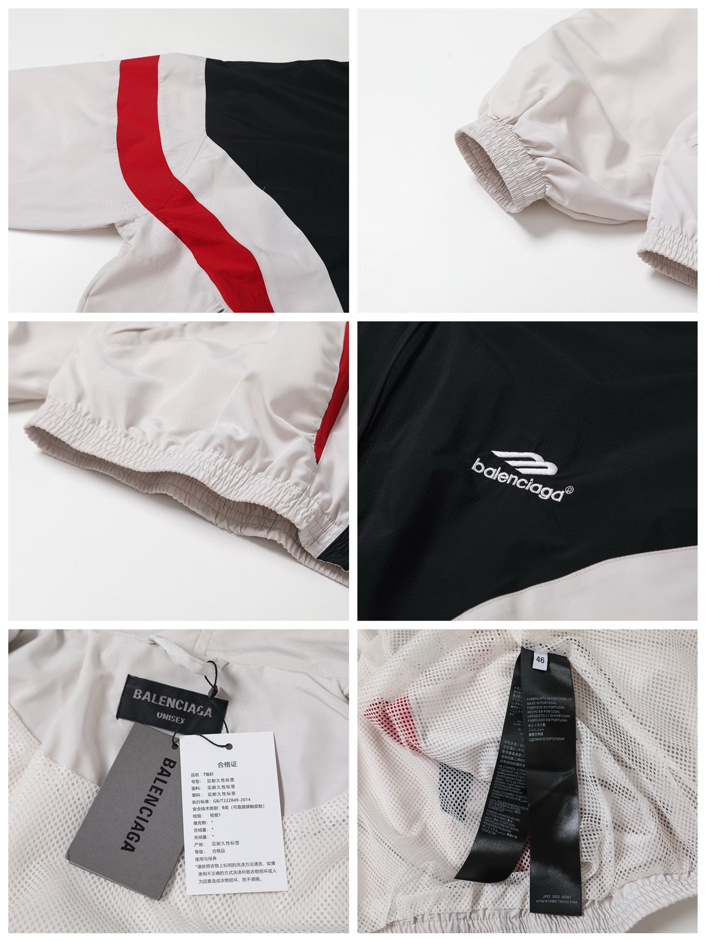 BALENCIAGA バレンシアガ フード付きジャケット 本革 リブ 通勤 通学 全4色 - 画像 7