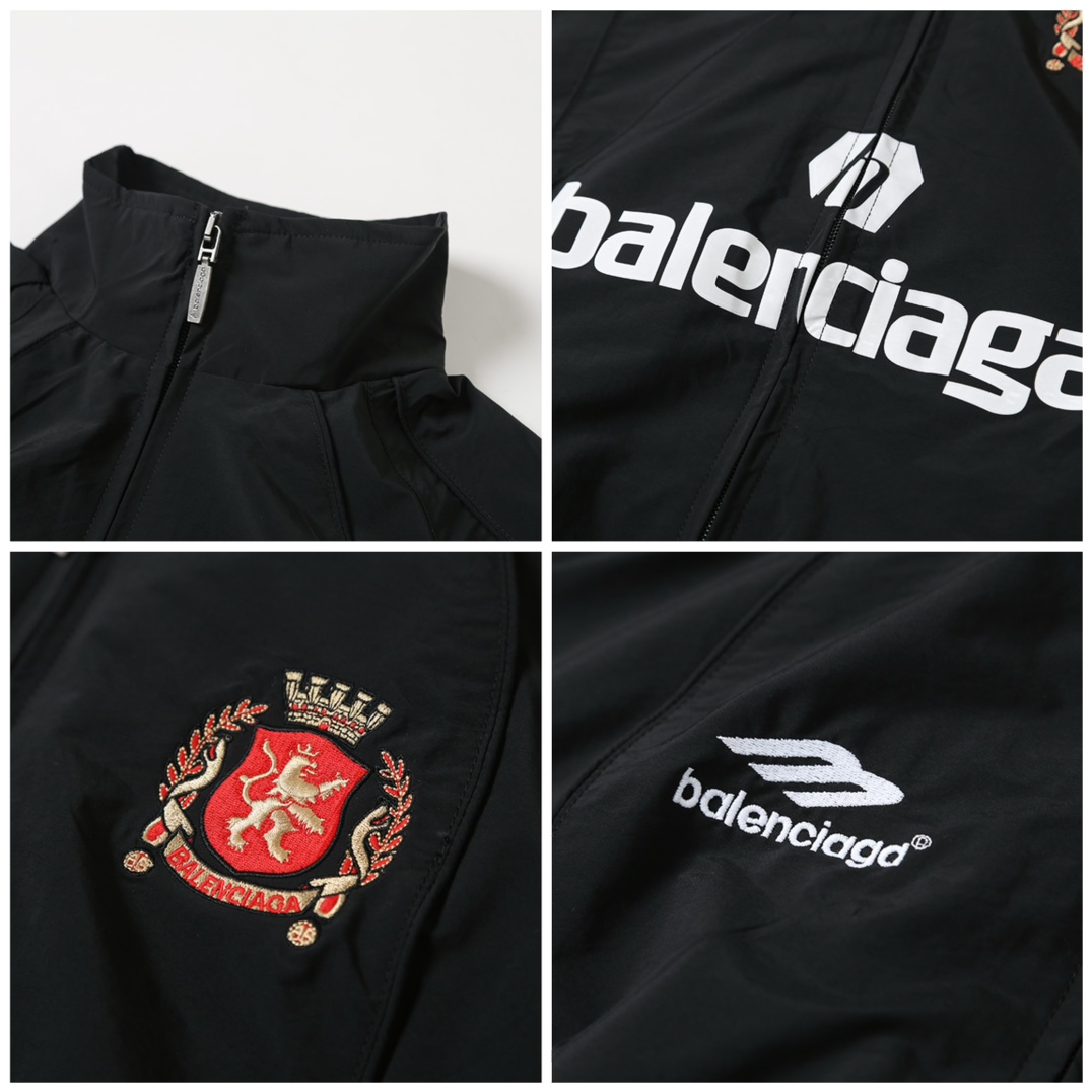 BALENCIAGA バレンシアガ フルジップジャケット ブラック - 画像 6