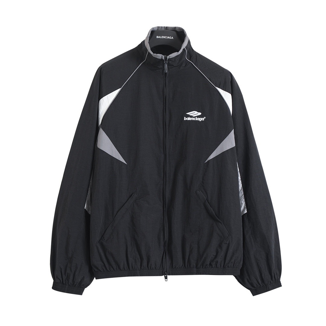 BALENCIAGA バレンシアガ フルジップジャケット 通勤 通学 旅行 ブラック 灰 白 全3色