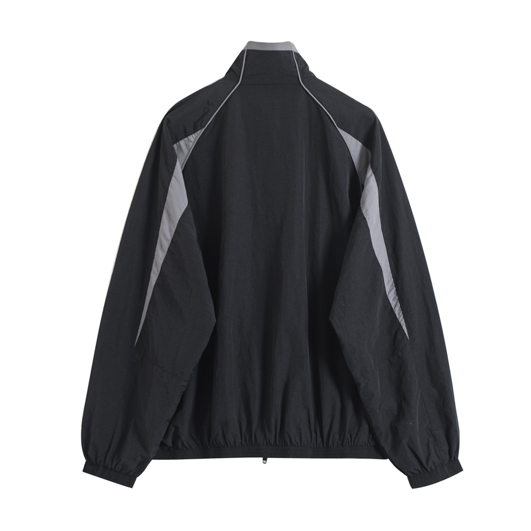 BALENCIAGA バレンシアガ フルジップジャケット 通勤 通学 旅行 ブラック 灰 白 全3色 - 画像 2