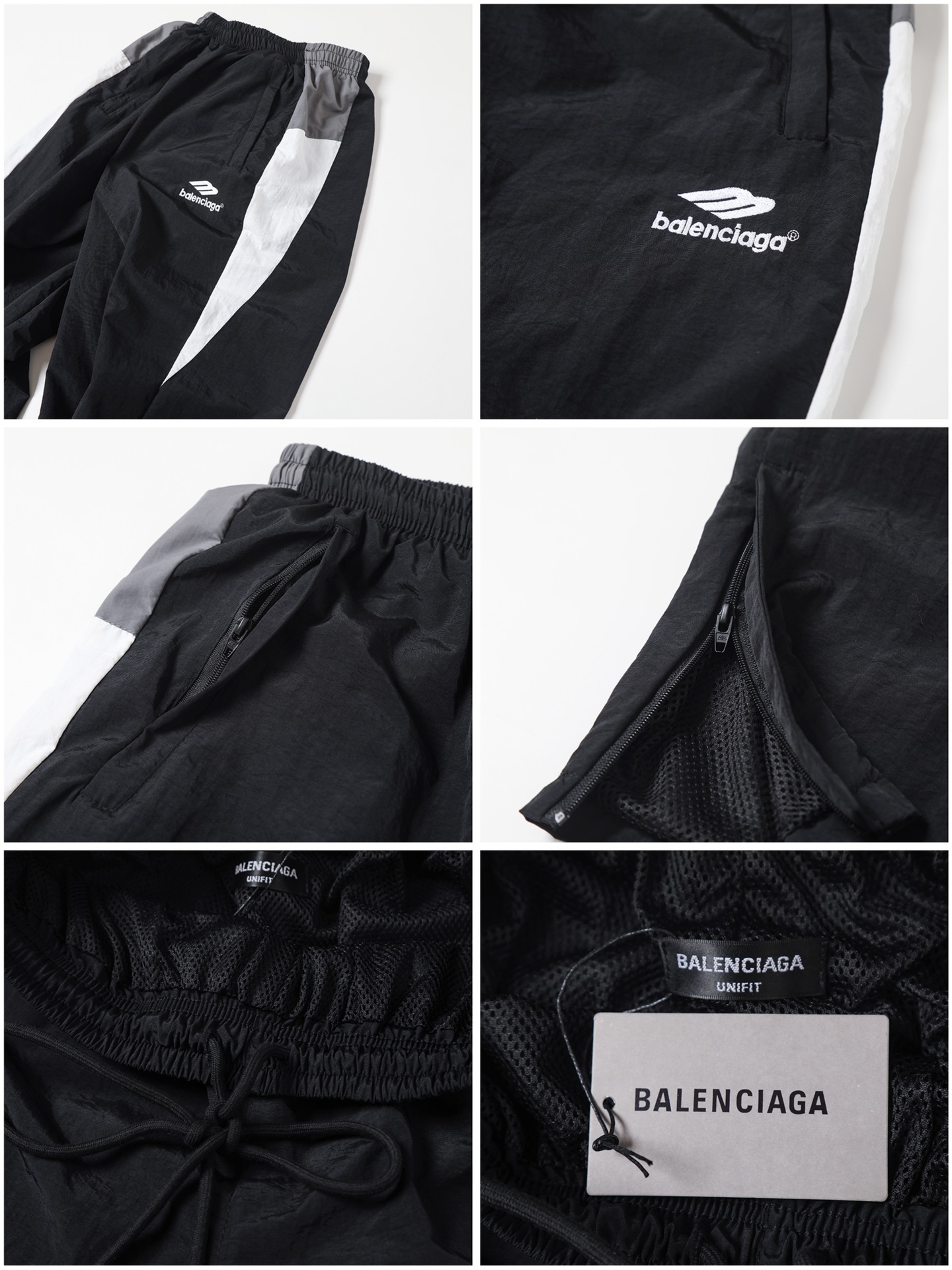 BALENCIAGA バレンシアガ フルジップジャケット 通勤 通学 旅行 ブラック 灰 白 全3色 - 画像 8
