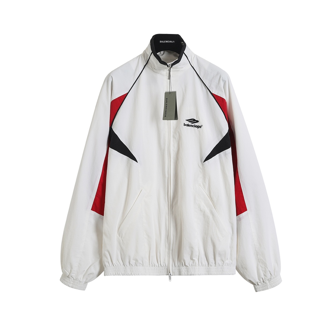 BALENCIAGA バレンシアガ フルジップジャケット 通勤 通学 白红 全2色