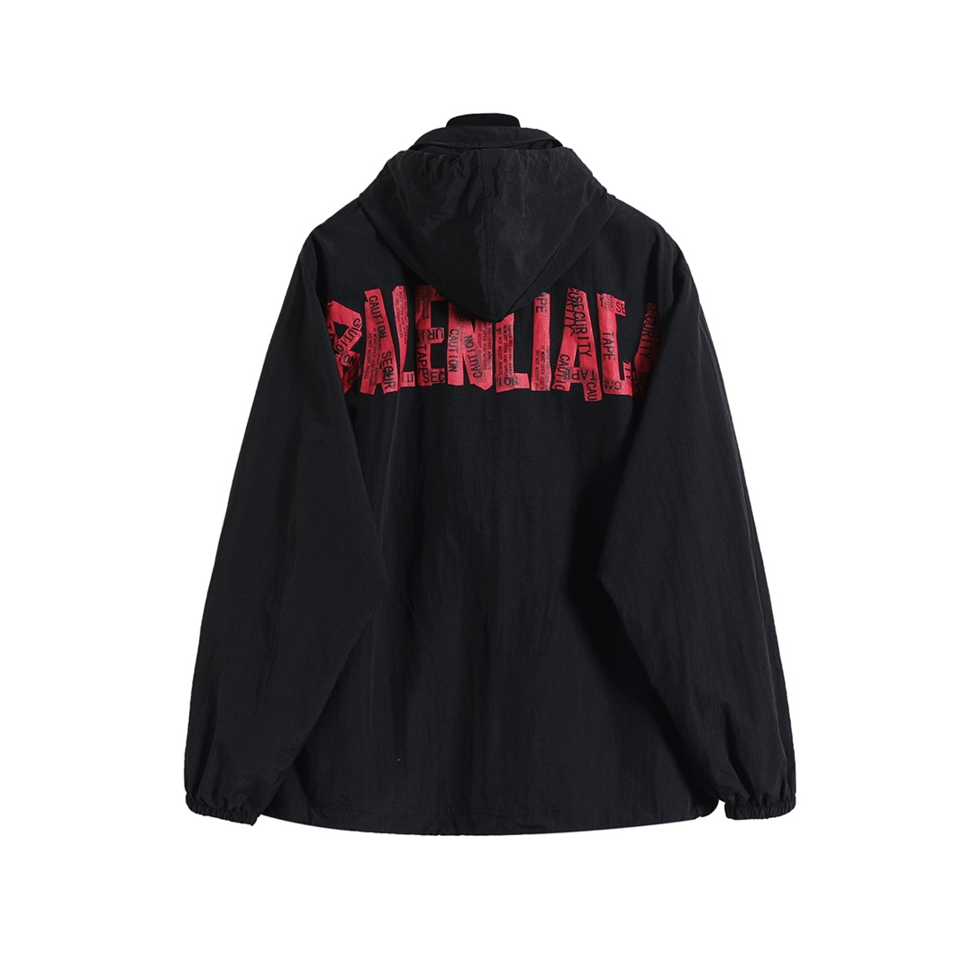 BALENCIAGA バレンシアガ フルジップジャケット 本革 ブラック - 画像 2
