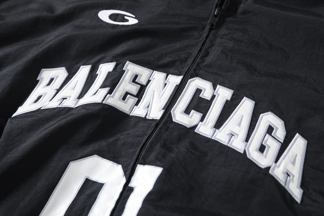BALENCIAGA バレンシアガ フルジップジャケット 01 ブラック - 画像 4