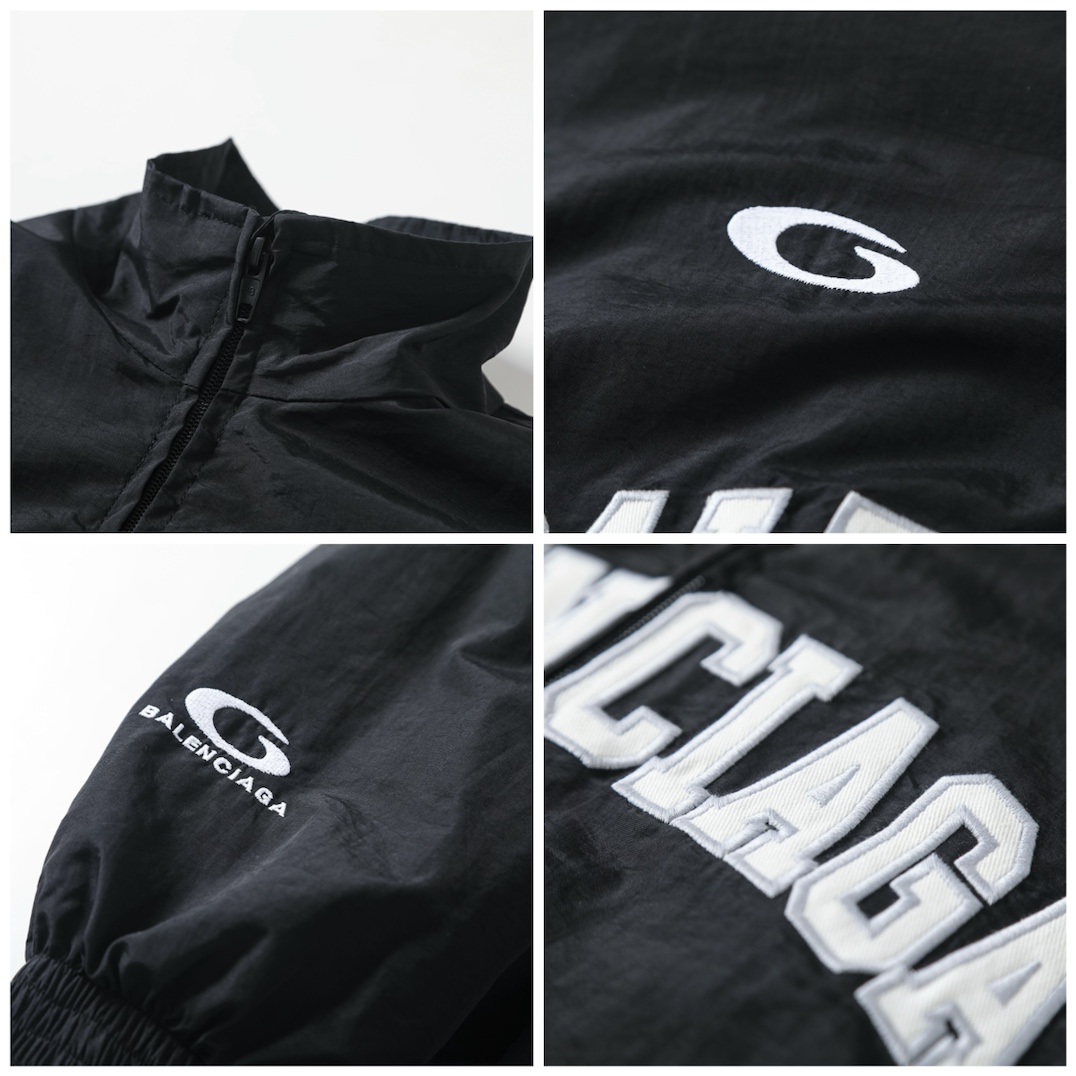 BALENCIAGA バレンシアガ フルジップジャケット 01 ブラック - 画像 7