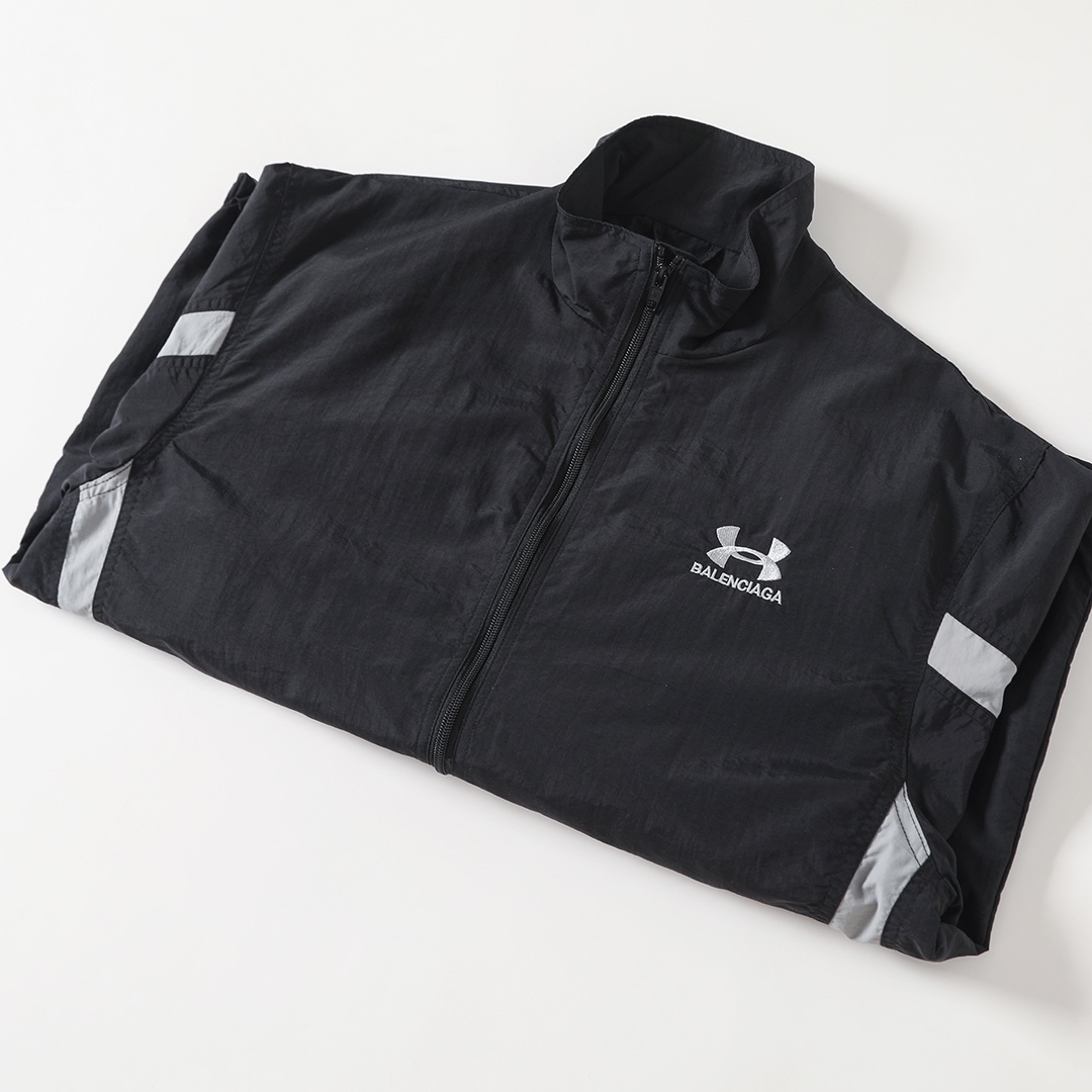 UNDER ARMOUR アンダーアーマー フルジップジャケット 本革 防水 通勤 ブラック - 画像 4