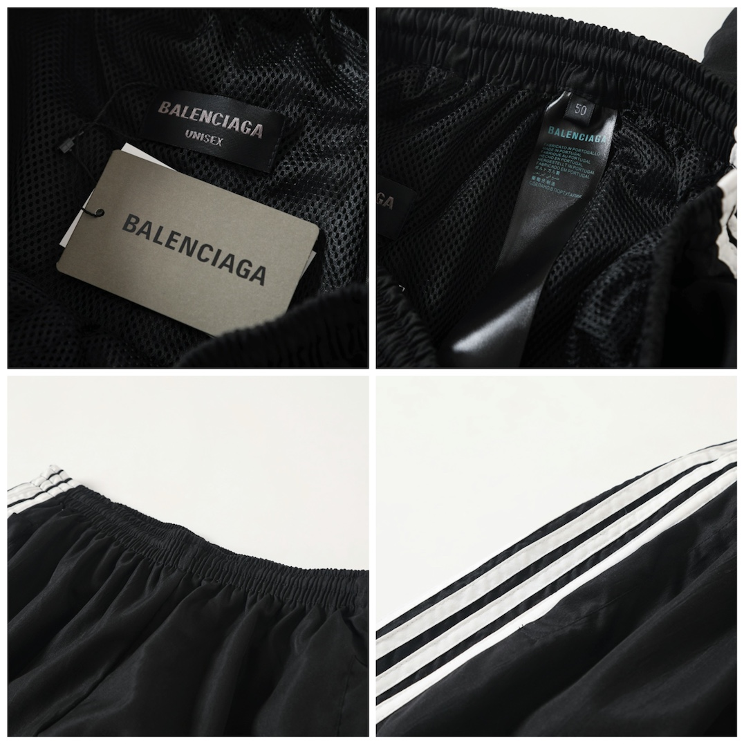 BALENCIAGA バレンシアガ フラットパンツ ブラック - 画像 8