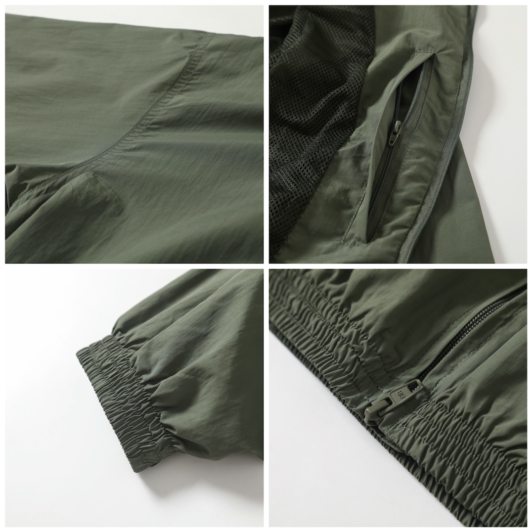 BALENCIAGA バレンシアガ フライトジャケット 71双B黒胶带墨绿防水冲锋衣夹克 墨绿 - 画像 7