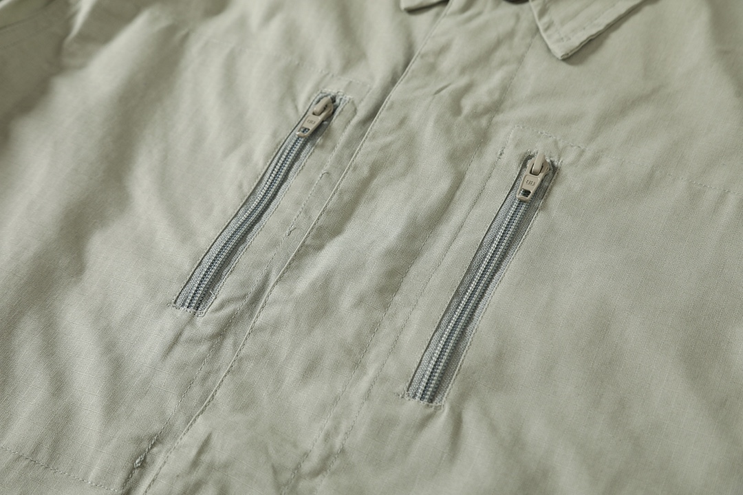 BALENCIAGA バレンシアガ 単排工装衬衫外套 黒色/緑色 - 画像 5