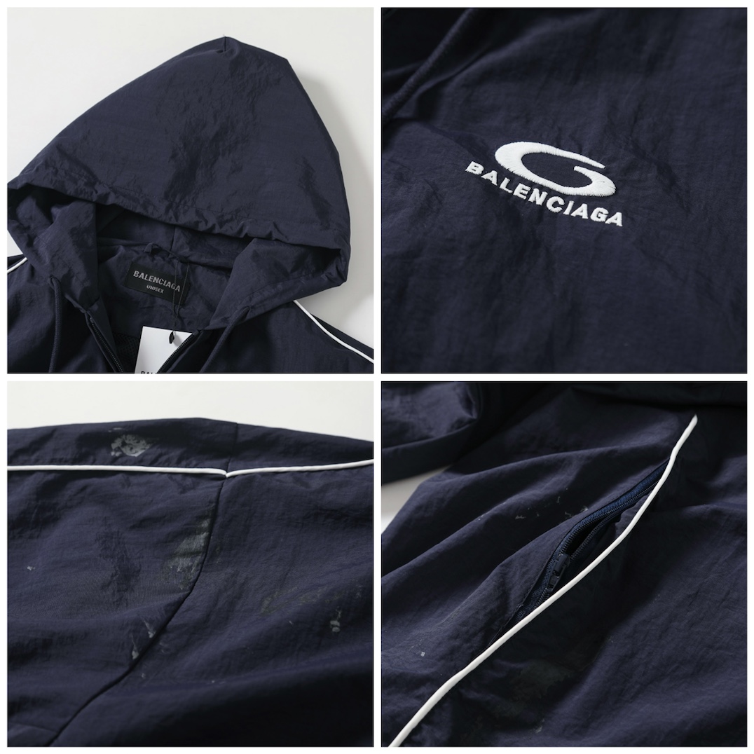 BALENCIAGA バレンシアガ セットアップ 通勤 通学 旅行 軽量 ブラック全4色 - 画像 6