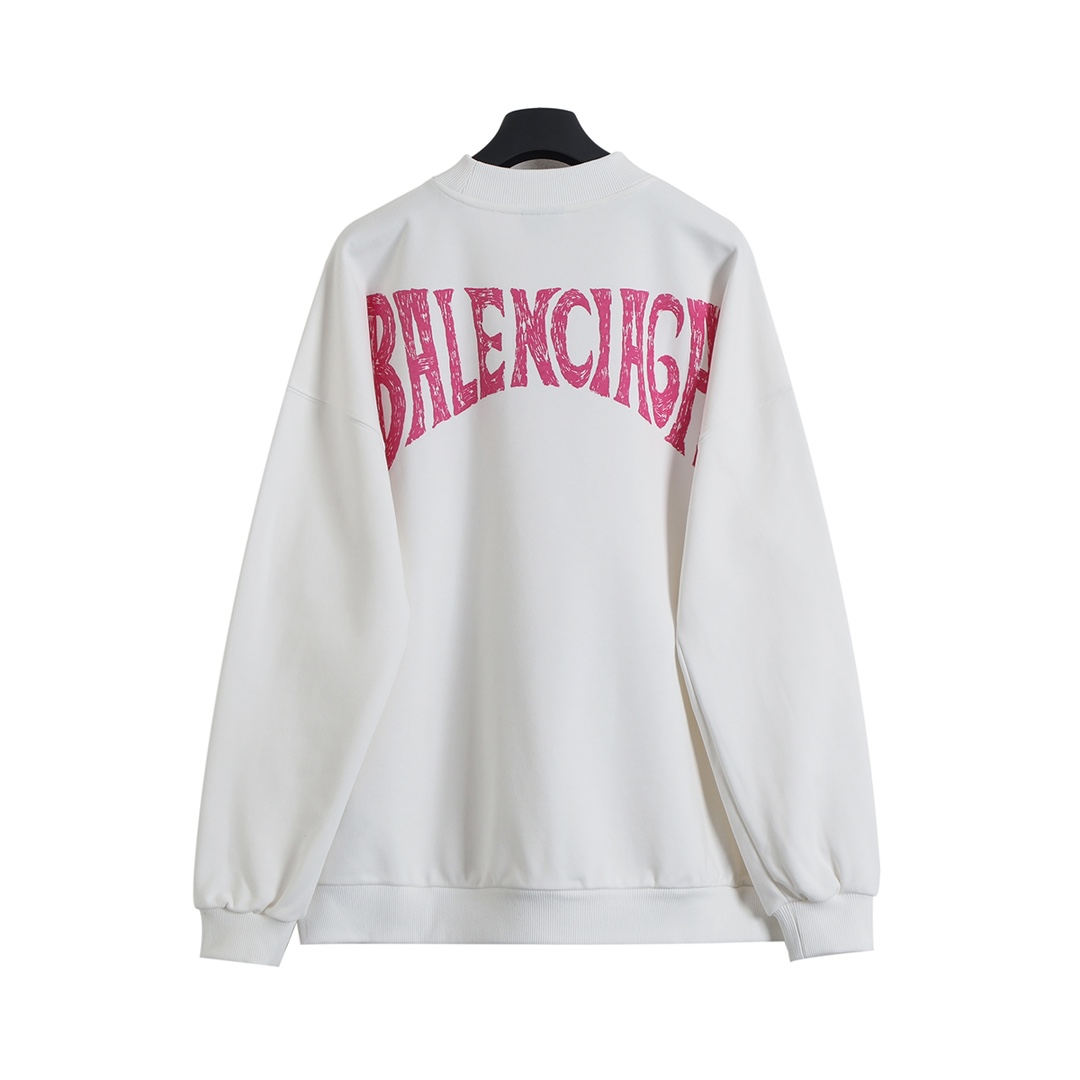 BALENCIAGA バレンシアガ フラットスウェット 白色 - 画像 2
