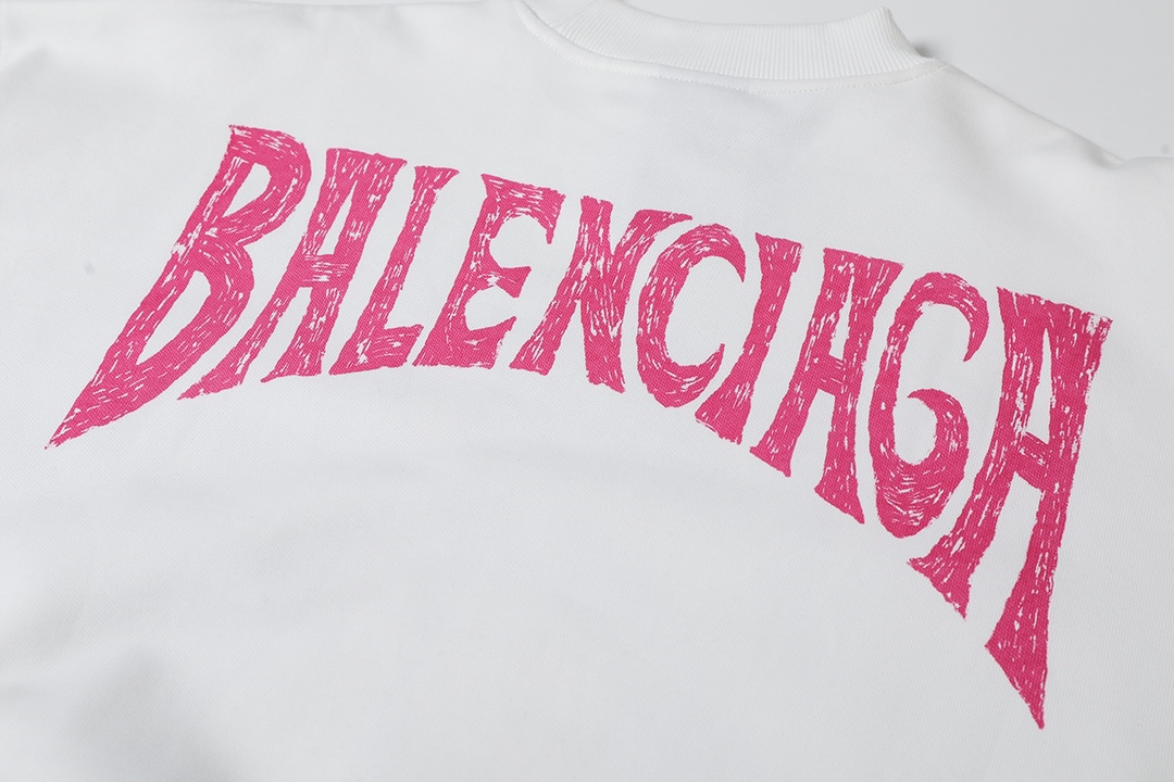 BALENCIAGA バレンシアガ フラットスウェット 白色 - 画像 5
