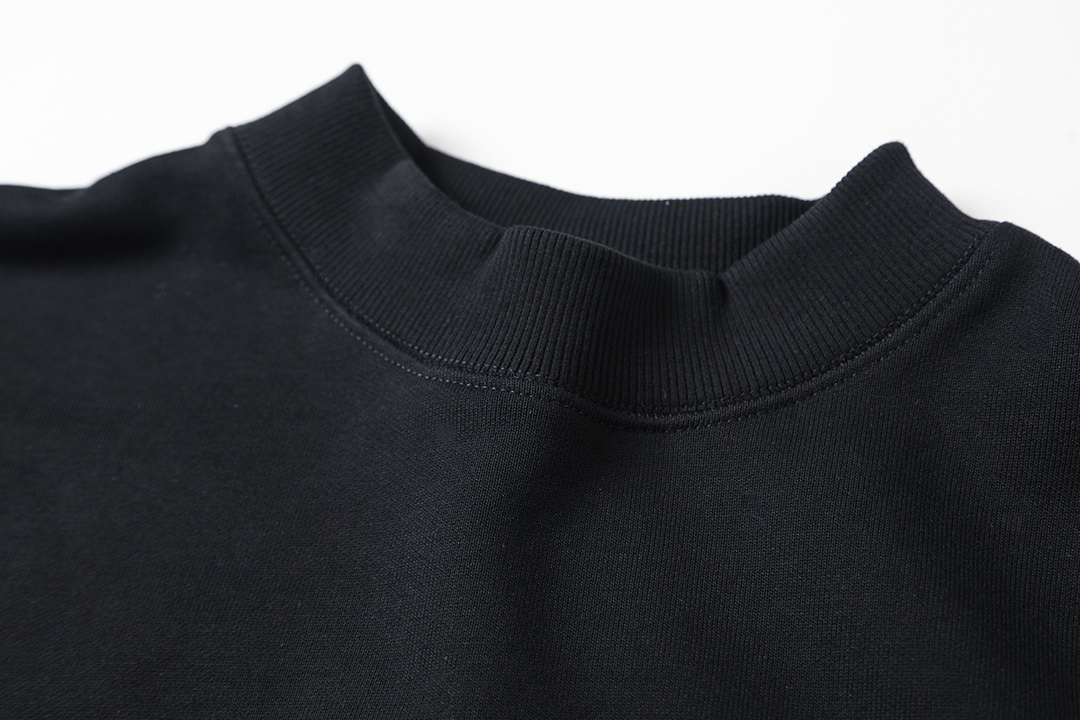 BALENCIAGA バレンシアガ ロゴプリント スウェットシャツ ブラック - 画像 3