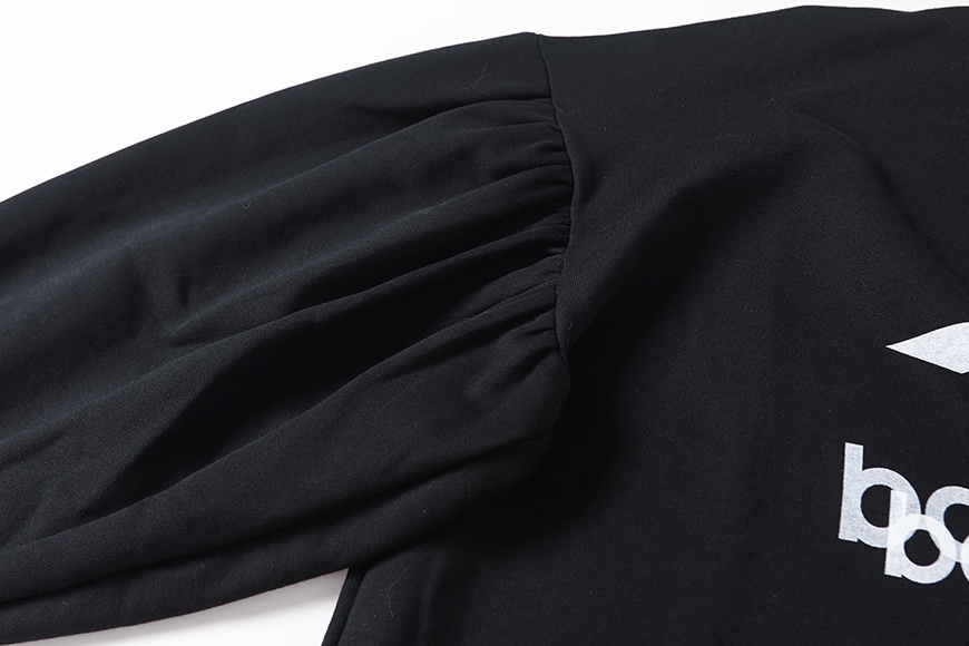 BALENCIAGA バレンシアガ ロゴプリント スウェットシャツ ブラック - 画像 5