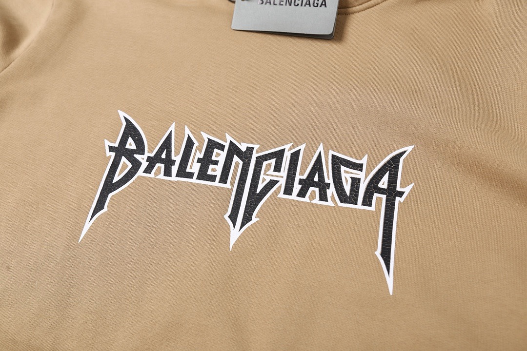 BALENCIAGA バレンシアガ フーディー 撕裂デザイン ベージュ 全1色 - 画像 5