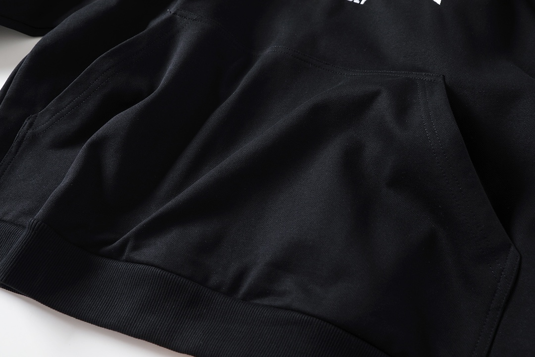 BALENCIAGA バレンシアガ ロゴパーカー ブラック/ホワイト 全2色 - 画像 6