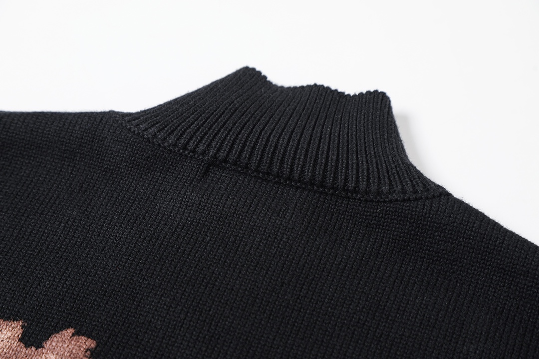 BALENCIAGA バレンシアガ ニットセーター ブラック - 画像 7