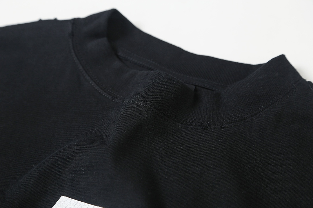 BALENCIAGA バレンシアガ ロングスリーブTシャツ ブラック/グレーヘア 全2色 - 画像 5