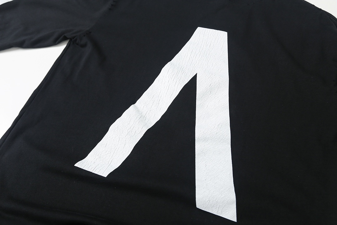 BALENCIAGA バレンシアガ ロングスリーブTシャツ ブラック/グレーヘア 全2色 - 画像 7