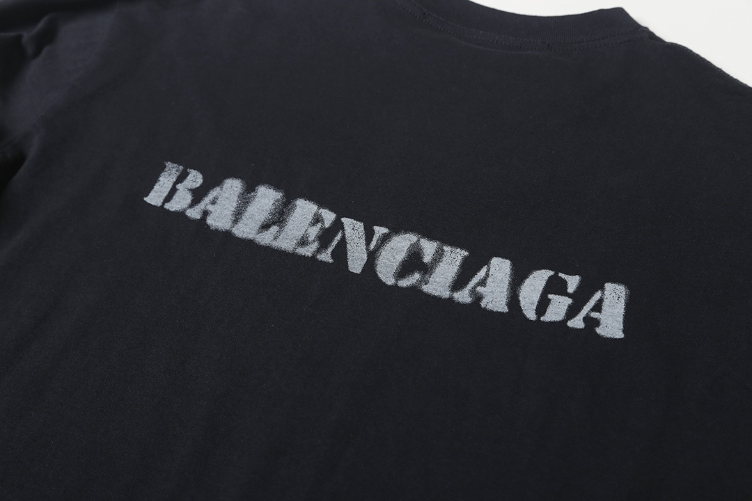 BALENCIAGA バレンシアガ ロングTシャツ ブラック - 画像 6